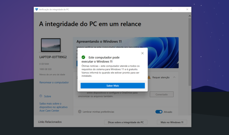 PC compatvel com Windows 11 